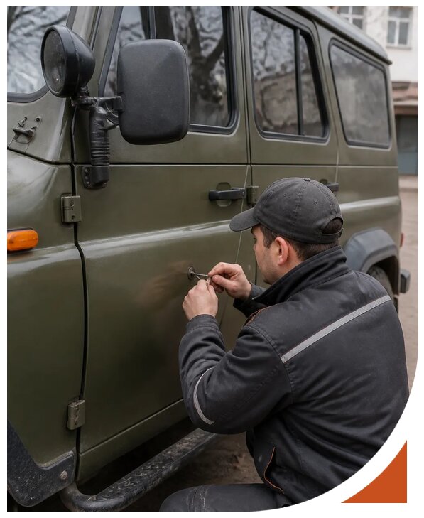 Профессиональное вскрытие автомобиля УАЗ без повреждений в Похвистневе